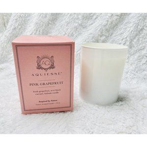 NEW Aquiesse Pink Grapefruit Luxury Scented Candle 10 oz Açaí Vanilla Currant